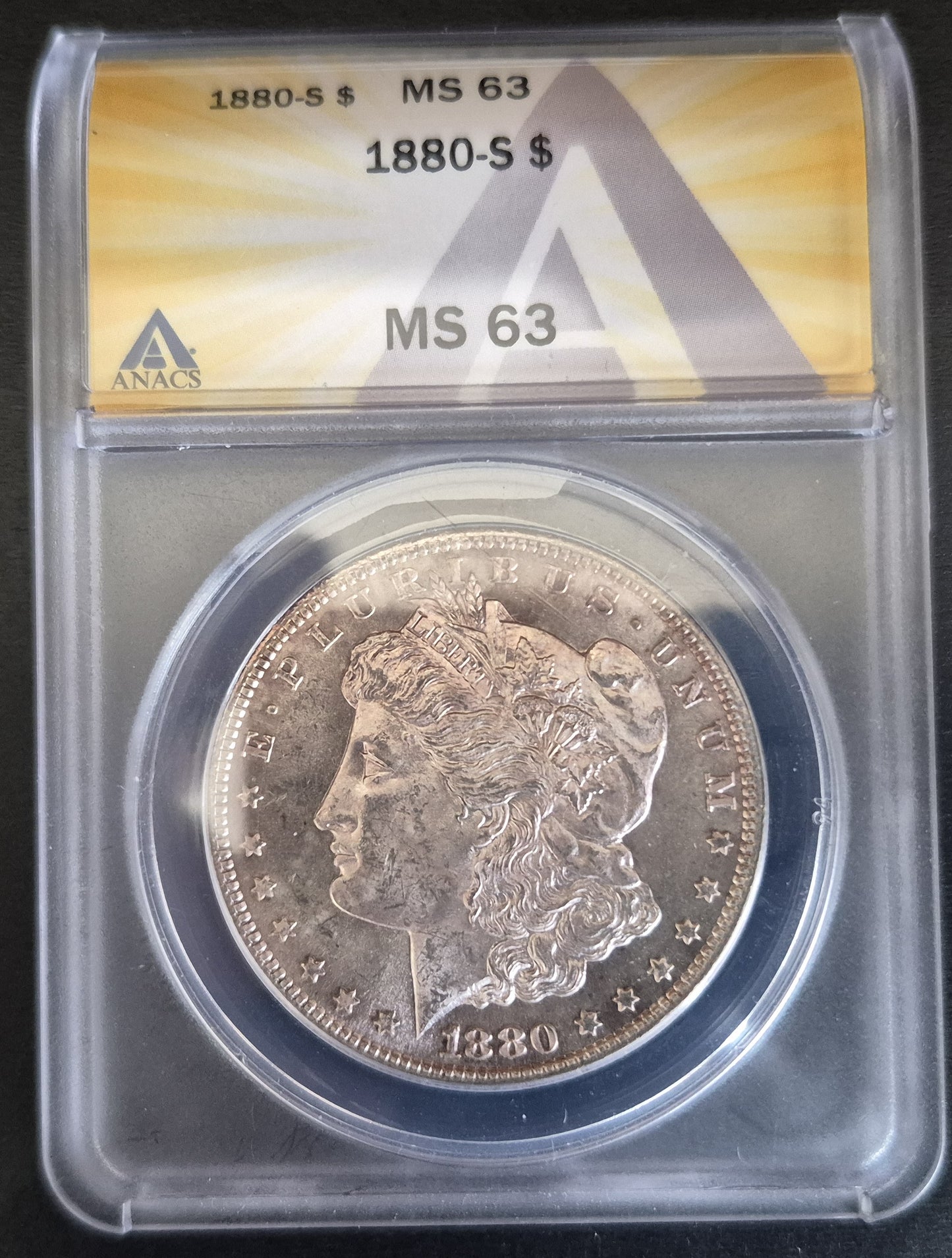 1880 S Morgan Silver Dollar MS63