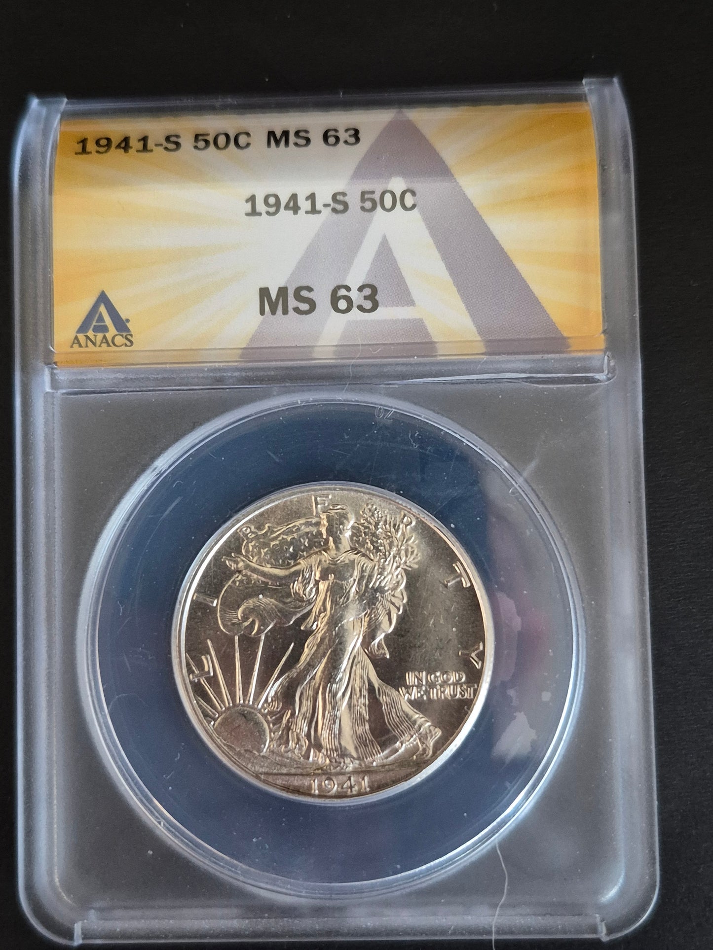 1941-S 50C MS 63 Walking Liberty
